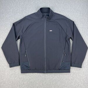 Figs Cobaki Scrub Jacket Mens XL Gray Full-Zip Mock Neck Technical  Medical MINT